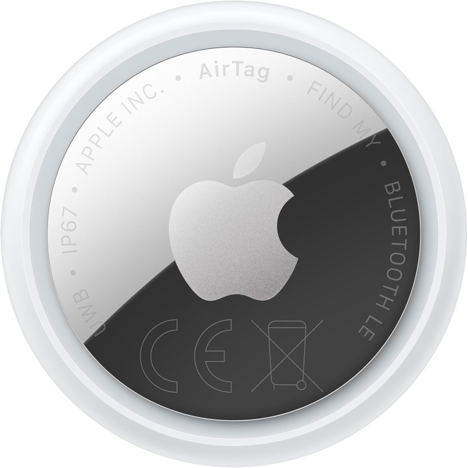 Apple AirTag (2ᵉ génération) : Traqueur pour Porte-clés, Portefeuille et Plus Encore ; localisation avec Signal sonore ; Configuration d’Un Simple Geste avec Un iPhone ou Un iPad