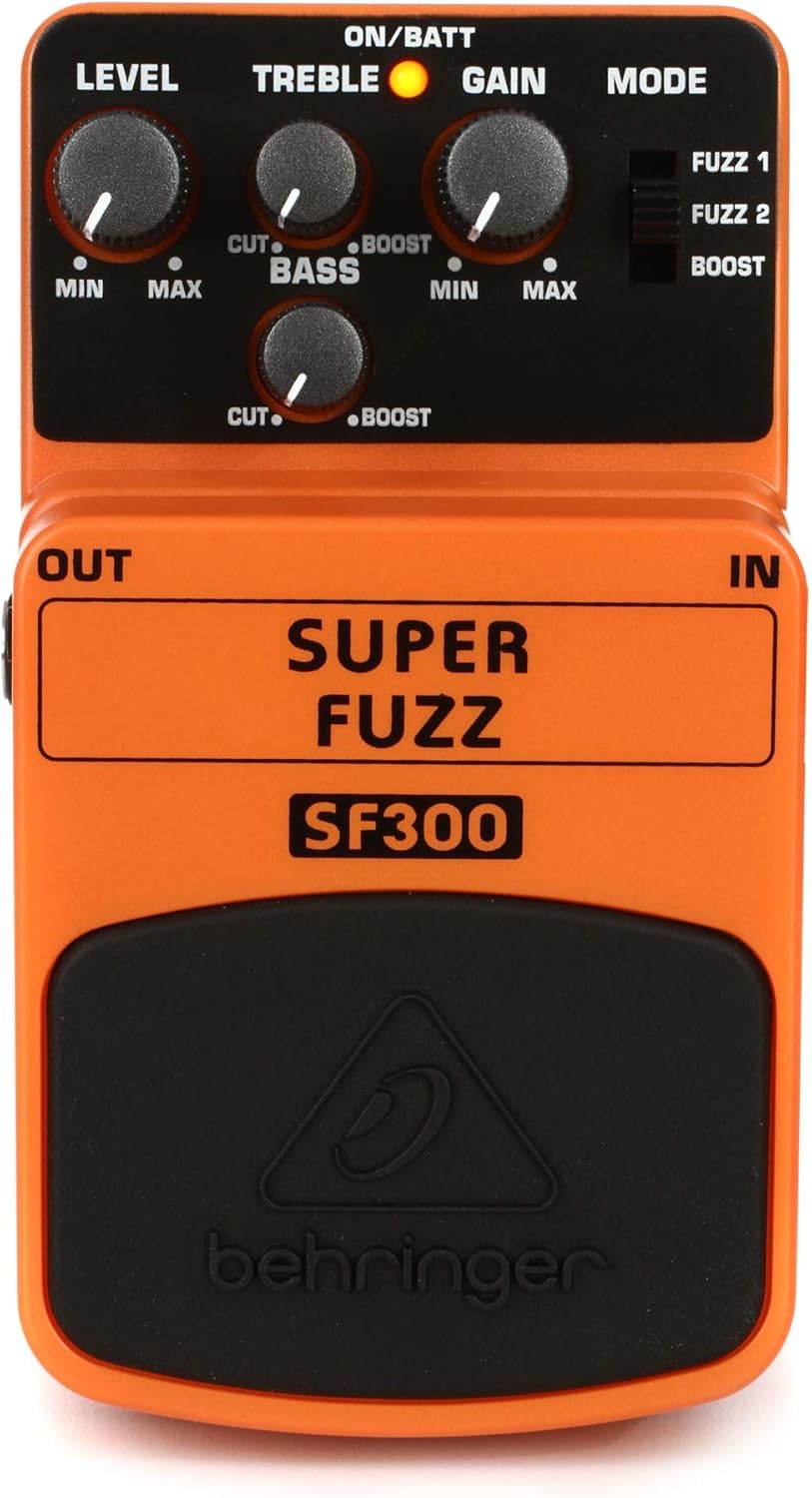 Behringer SF300 Pédale D’Effets Distorsion Fuzz 3 Modes
