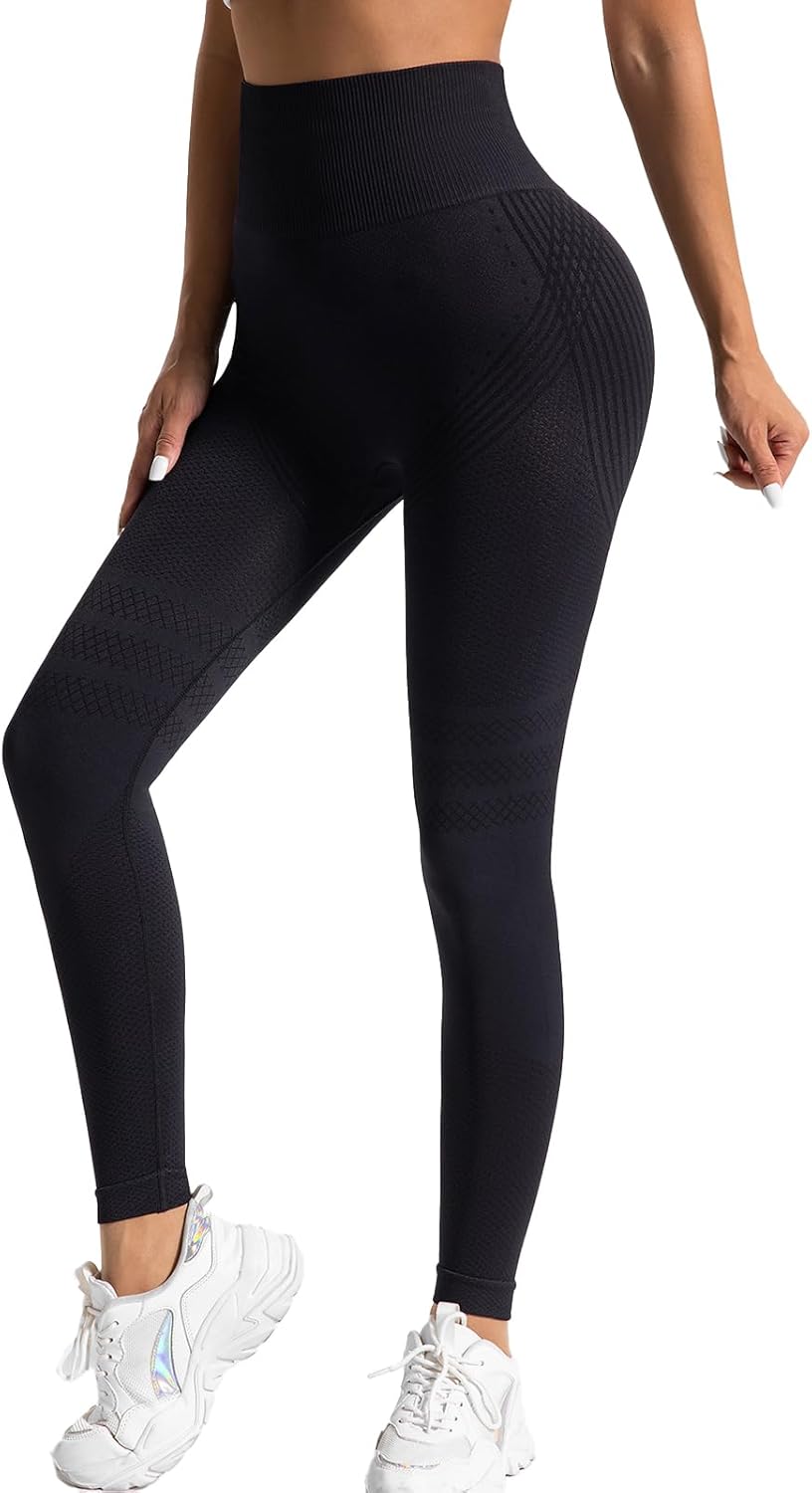 Leonie Leggings Anti Cellulite 3D Femme Original, Legging Anti-Cellulite à Compression 3 D, Minceur Taille Haute sans Couture, Pantalon de Sport Yoga Fitness Push-Up Sculptant