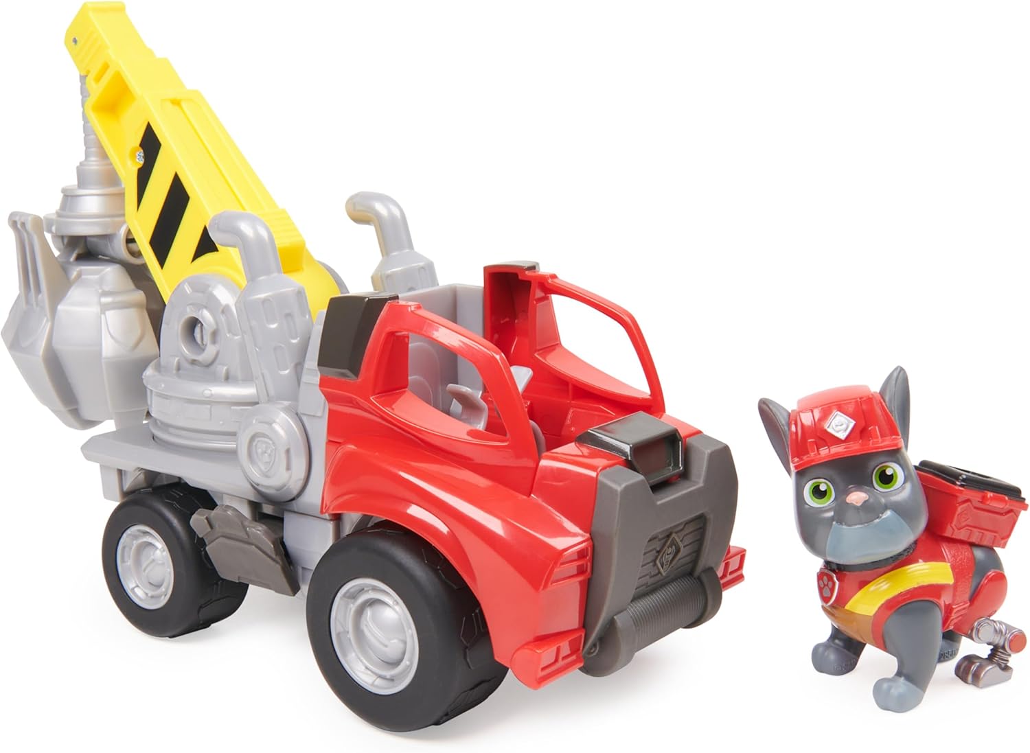Ruben & Compagnie - Véhicule Figurine Charlie - Voiture Figurine Pat Patrouille À Collectionner - Dessin Animé Aventures Constructions - Pat Patrouille Jouet - Voiture Enfant - Jouet Enfant 3 Ans Et +
