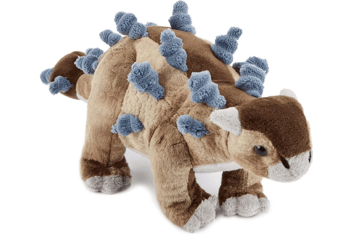 Zappi Co Peluche en Peluche pour Enfants - Faisant Partie de la Collection Safari, idéal pour Les Enfants (32cm de Profondeur) (Dinosaure Ankylosaure)